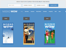 Tablet Screenshot of niseko-wow.com